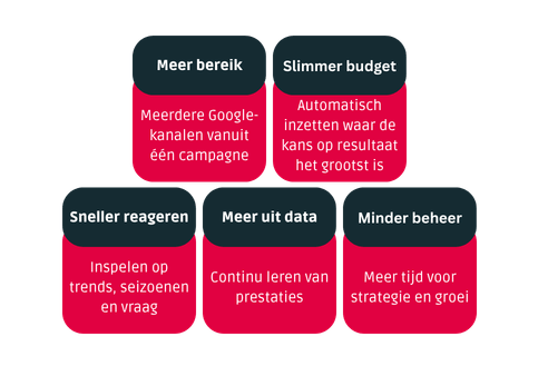 Voordelen Performance Max